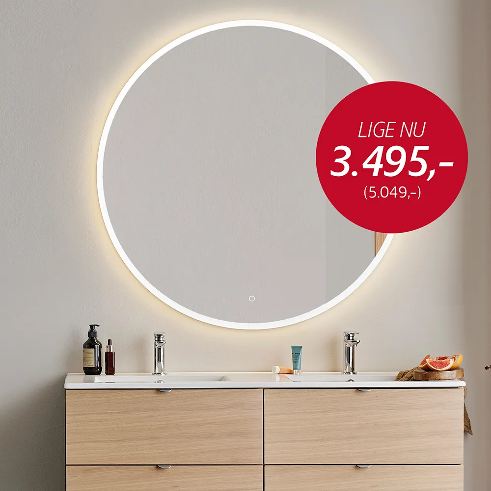 Spejl Hafa Store round