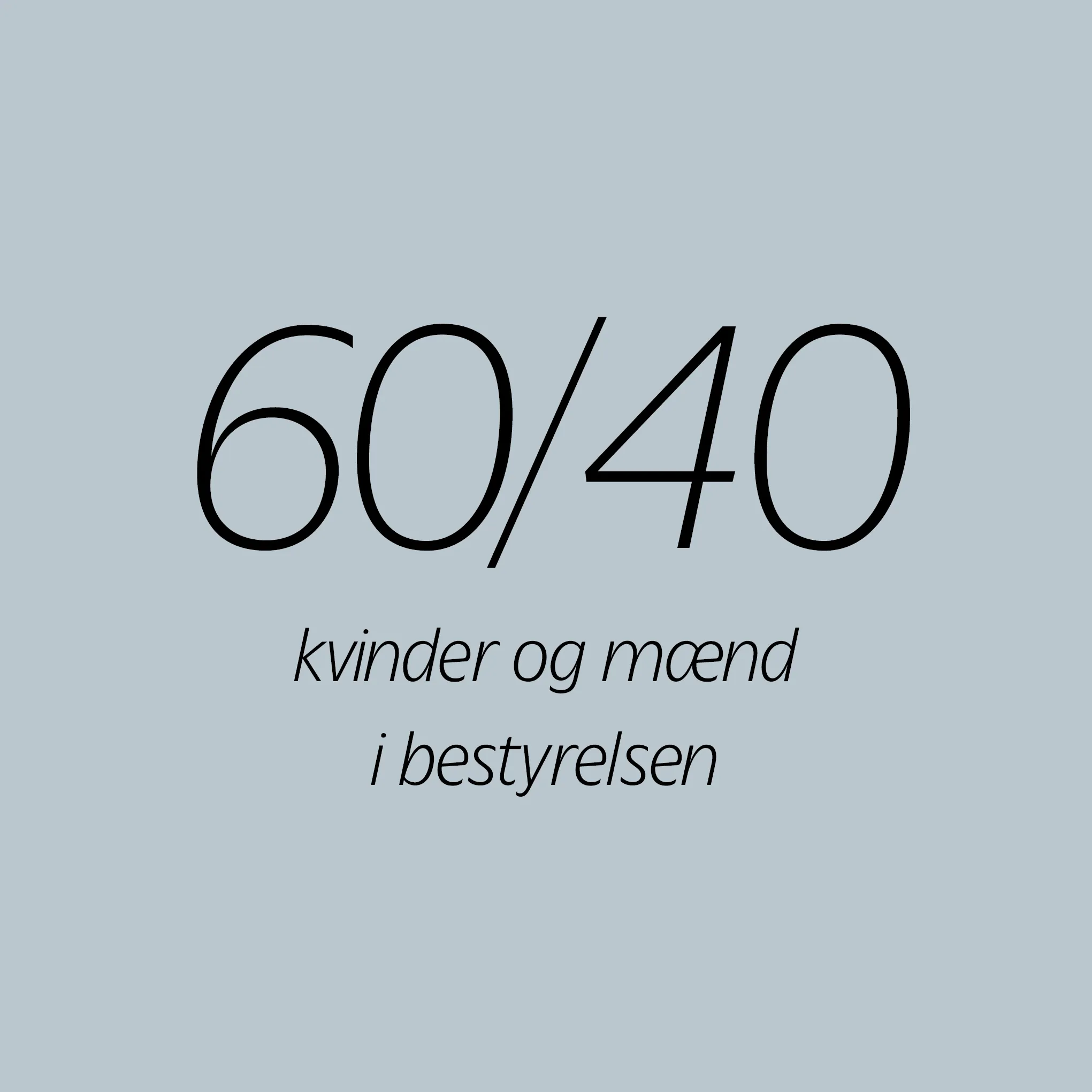 LIGESTILLING PÅ ALLE NIVEAUER