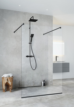 Brusevӕg Igloo Pro I-Wall 100 Klart Glas Sort