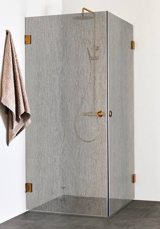 Brusehjørne Infinity Lace 80X80 Messing