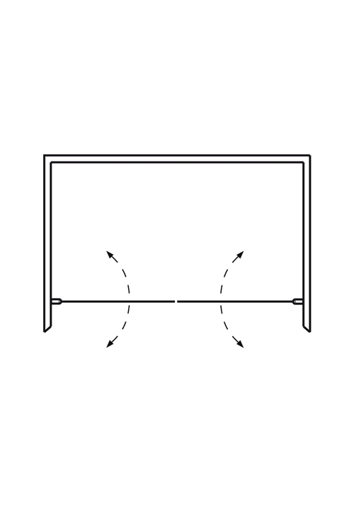 BRUSENICHE DOBBELT IGLOO PRO 70X100 MATTERET