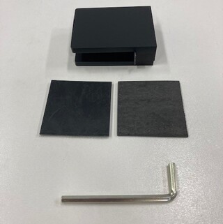 Gulvbeslag Infinity Brusevægge Sort (En Stk)