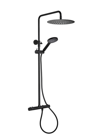 Brusestangsæt Fine 150Cc Sort M Ø300 Brusehoved