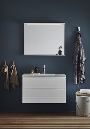 Underskab Style 1000 Hvid Med Håndvask