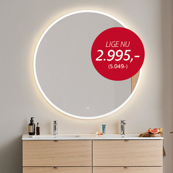 Spejl rund led
