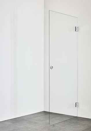 Brusedør Infinity 100 Krom