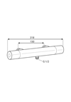 BRUSEBATTERI PURE 38  150CC KROM