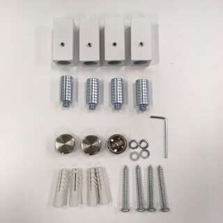 Original Håndklædetørrer Monteringssæt Hvid