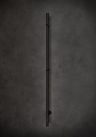 Håndklædetørrer Grace 75X1400 Stikkontakt Sort