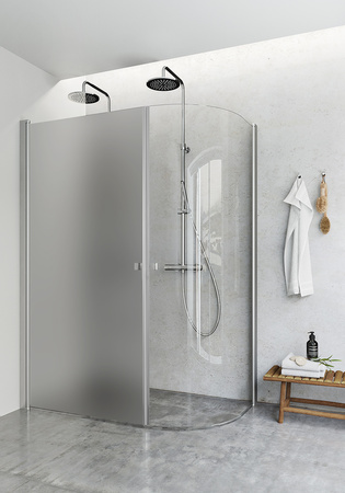 Igloo Pro Brusehjørne J + Lige Matteret 80X100