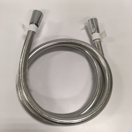 PURE ROUND/SQ/CLEAN SHOWER HOSE 150 CM SILVER