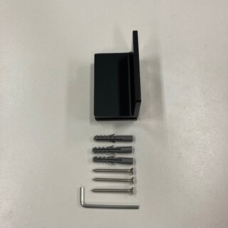 Væggebeslag Infinity Brusevægge Sort (En Stk)