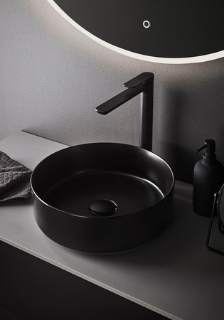 Håndvask Circle Sort Matt