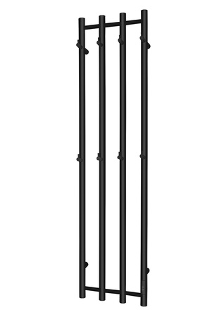 Håndklædetørrer Grace 340X1400 Stikkontakt Sort